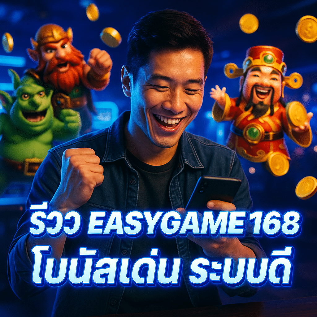 รีวิว EASYGAME168 โบนัสเด่น ระบบดี