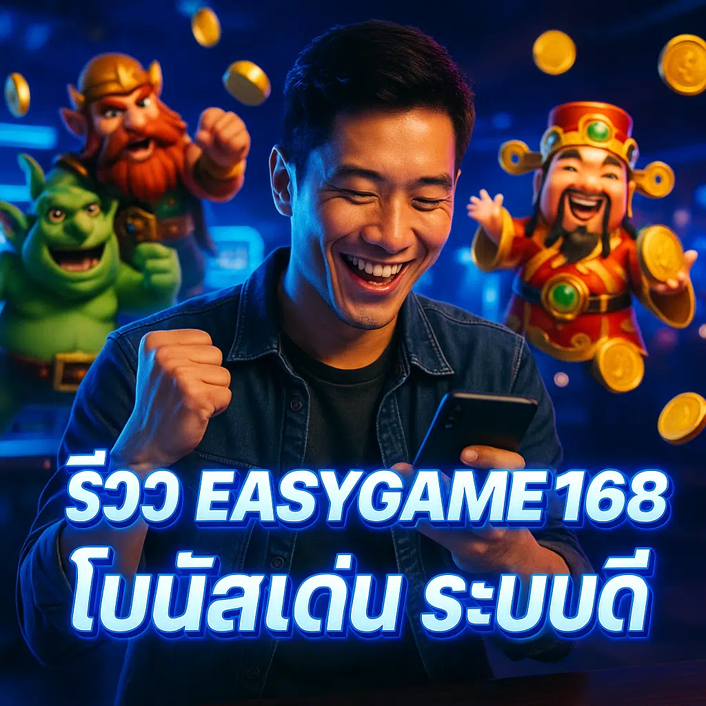 รีวิว EASYGAME168 โบนัสเด่น ระบบดี