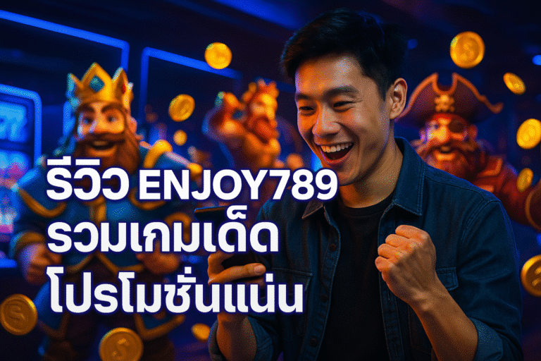 รีวิว ENJOY789 รวมเกมเด็ด โปรโมชั่นแน่น