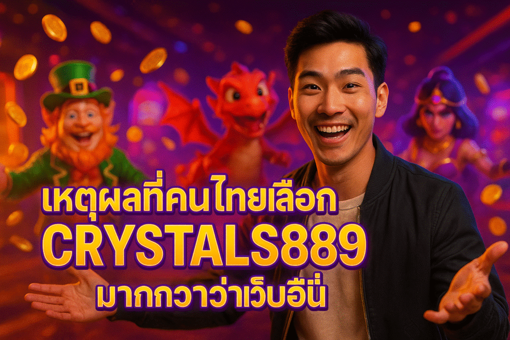 เหตุผลที่คนไทยเลือก CRYSTALS889 มากกว่าเว็บอื่น