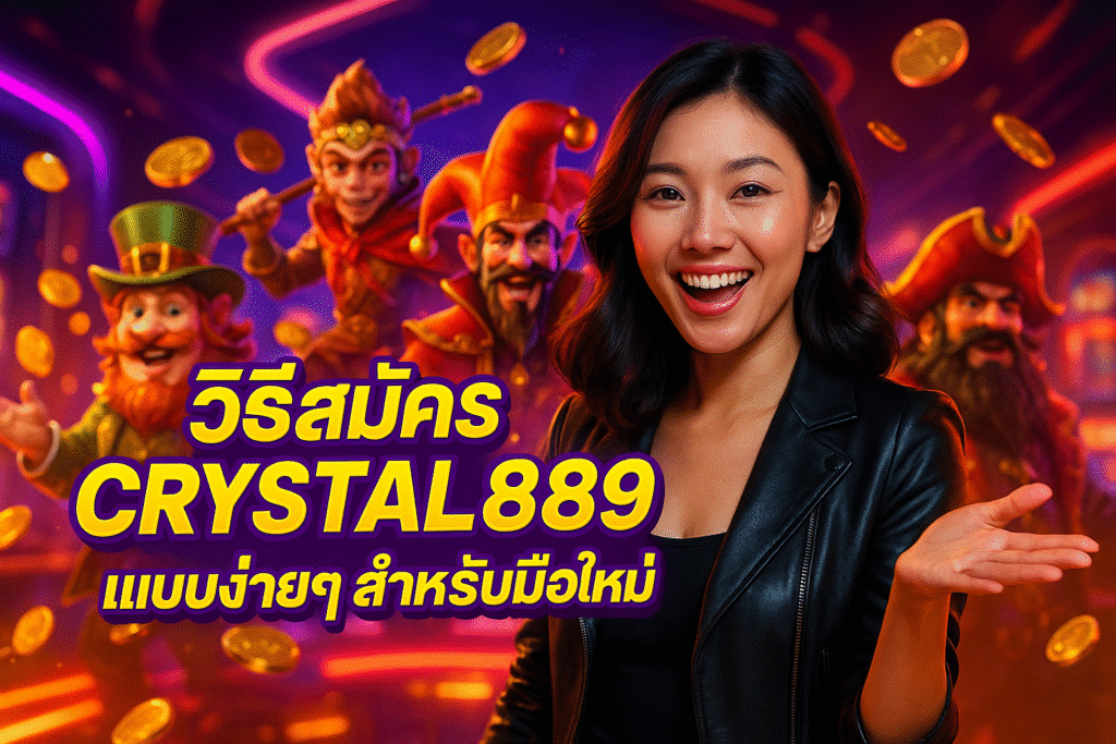 วิธีสมัคร CRYSTALS889 แบบง่ายๆ สำหรับมือใหม่
