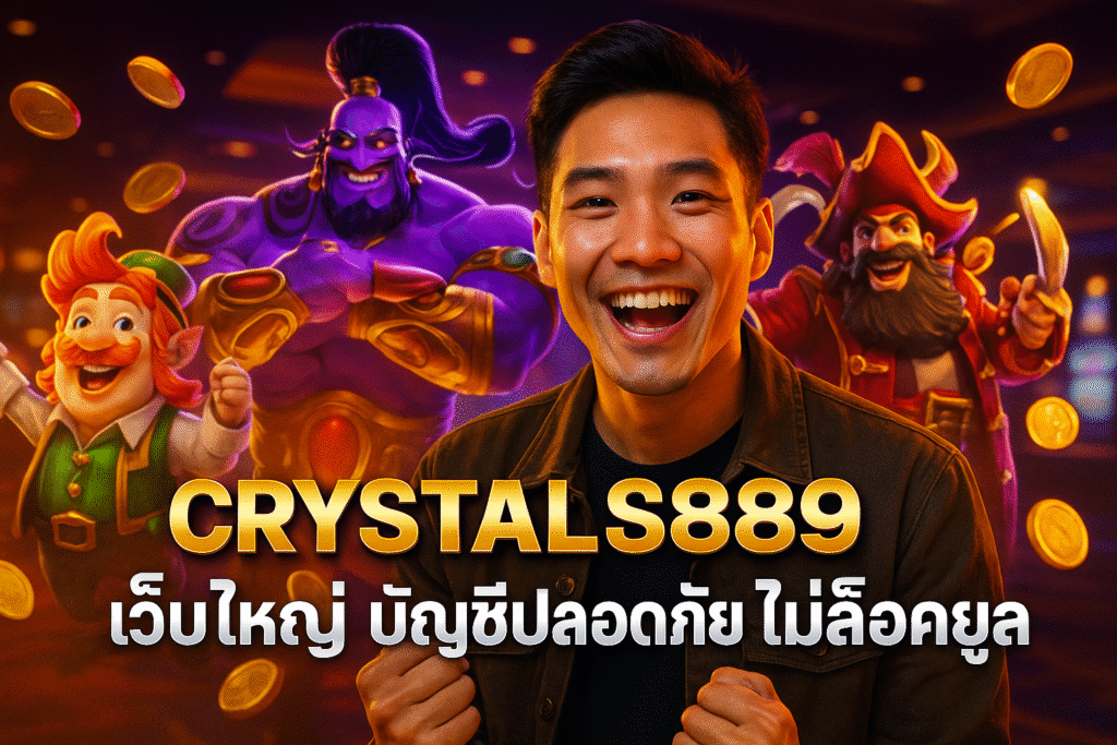 CRYSTALS889 เว็บใหญ่ บัญชีปลอดภัย ไม่ล็อคยูส
