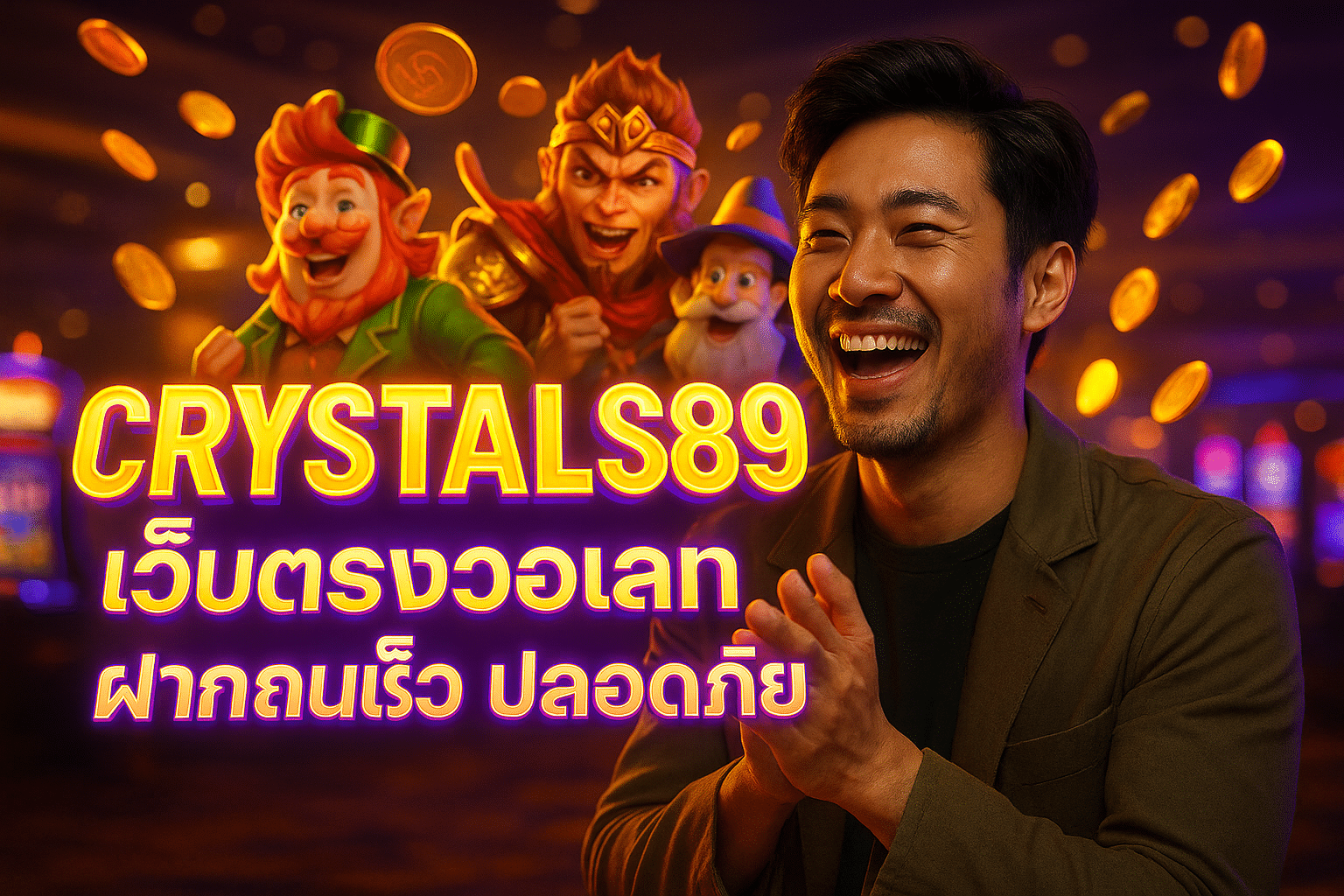 CRYSTALS889 เว็บตรงวอเลท ฝากถอนเร็ว ปลอดภัย